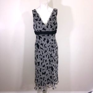 Dressbarn 100% Silk Chiffon Dress